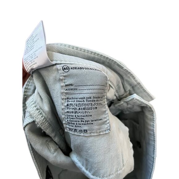 AG Adriano Goldschmied Farrah Size 31 High Rise Skinny Crop Jean 28 Inch Inseam - Picture 11 of 13